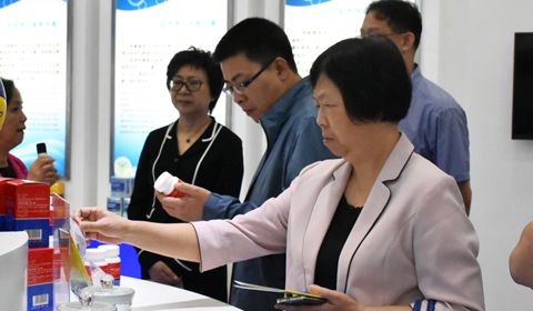 福建省政府参事倪超一行调研BCK体育海洋多糖工业_政府来访_BCK体育